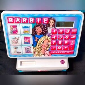 Barbie Deluxe Interactive Cash Register Working Cond. No Accessories Included